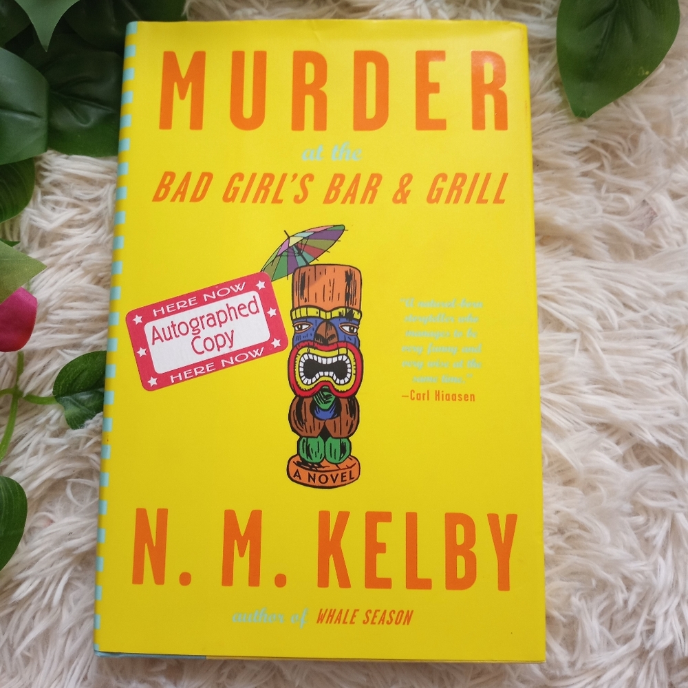 *Signed* 'Murder at the Bad Girl's Bar & Grill' Book